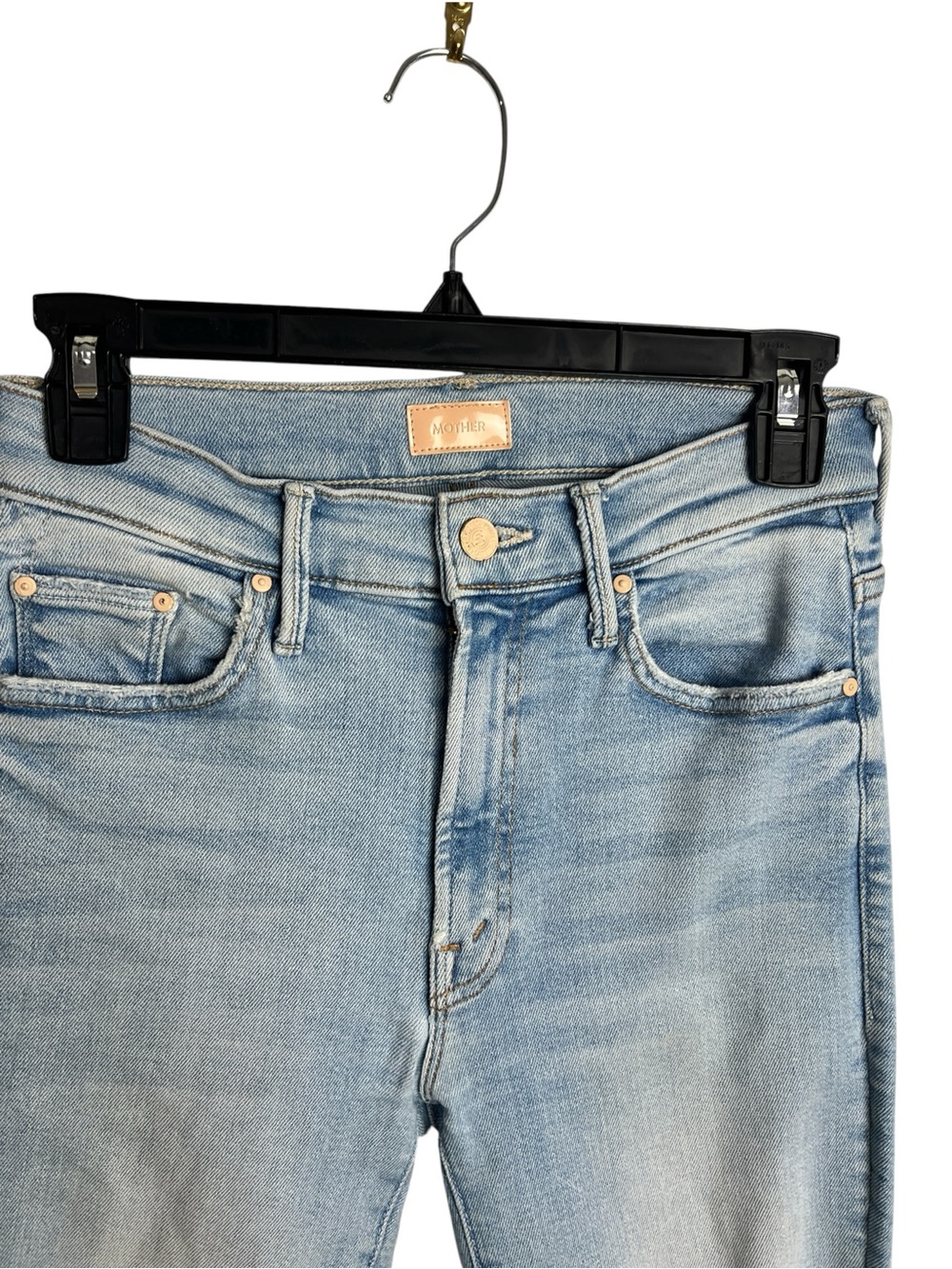 Mother The Insider Crop Step Fray Jeans in Wash Limited Edition Size 26 - Picture 3 of 11